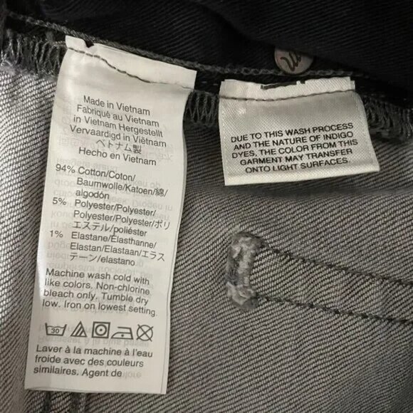 NEW MADEWELL Jeans Men Slim Authentic Flex Denim Gray Stretch Comfort 32 X 32 - Picture 3 of 9